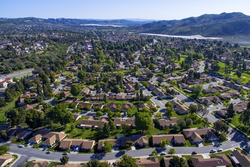 Suburban area